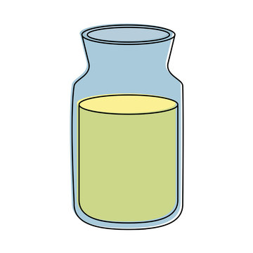 lemonade in glass icon image vector illustration design 