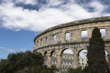 Obraz premium Kolosseum in Pula, Kroatien
