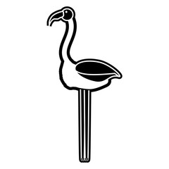 flat line monochromatic flemish over white background  vector illustrtation