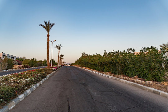 Road in Sharm el Sheikh, Hadaba