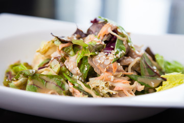 Chicken and noodle salad
