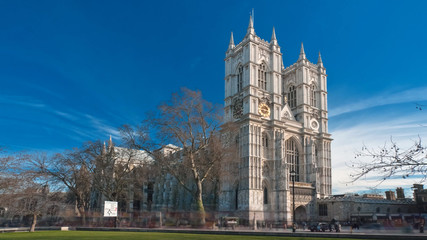 Collegiate Church of Saint Peter at Westminster, Westminster Abbey in Westminster, London, England, United kingdom - obrazy, fototapety, plakaty