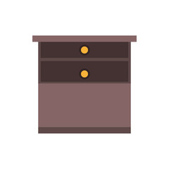 colorful desk over background vector illustration icon