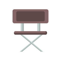 colorful school chair over white background vector illustration