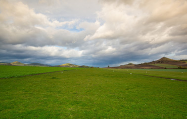 Obraz premium Small airport at sunrise