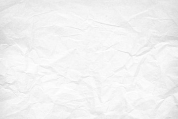 Crumpled white paper texture