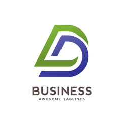 DD letter logo design vector illustration template,D letter logo vector, letter D and D logo vector, creative Letter DD letter logo