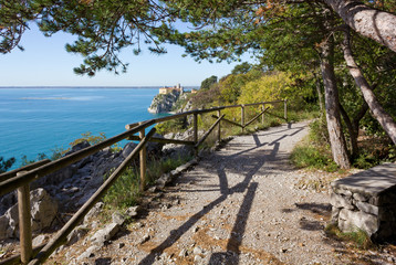 Rilke Trail and the Castle of Duino, Italy