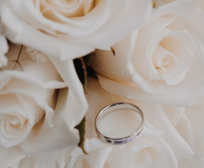 ring with a rose on the main background