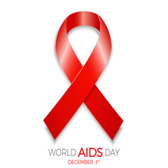 Aids Awareness. World Aids Day concept. Vector illustration