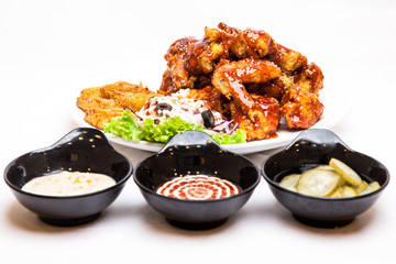 Sweet and sour fried chicken 