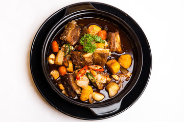 Pork rib stew