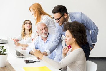 Obraz premium Businesspeople in conference room