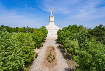 The historycal monument Adamclisi in Dobrogea Romania