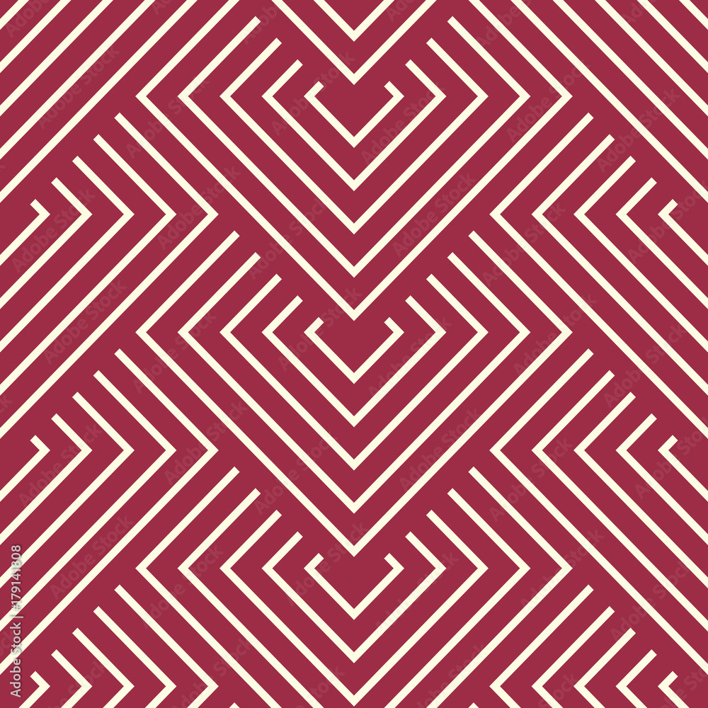 Poster vector endless geometric pattern composed with squares, rhombuses and lines. graphic tile with ornam