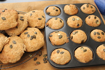 Brötchen mit Muffin