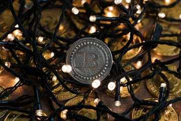 Bitcoin Christmas lights