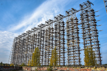 Abandoned Duga radar system in Chernobyl Exclusion Zone, Ukraine