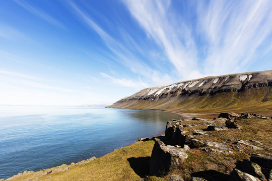 Kapp Lee, Spitsbergen, Svalbard, Arctic