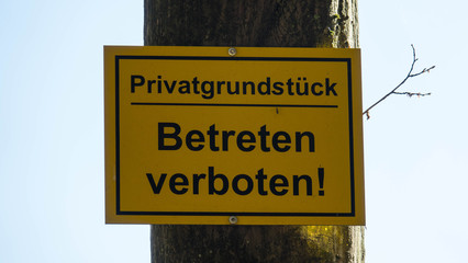 Betreten verboten!!!