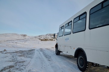 グリーンランド カンゲルスアーク カンガルッスァック ポイント660 氷河の上を歩く Greenland Kangerlussuaq point 660 walking on the glacier © Enken