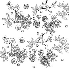 Fototapeta premium floral pattern