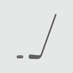 Hockey Stick Logo Vector Template Design