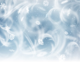 Frozen window background. Vector EPS10.