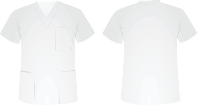 Medical uniform. vector illustration