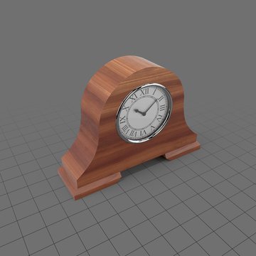 Wood mantle clock 1