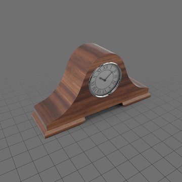 Wood mantle clock 2