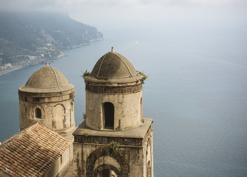 View from Villa Rufolo, Ravello, Amalfi Coast, Campania