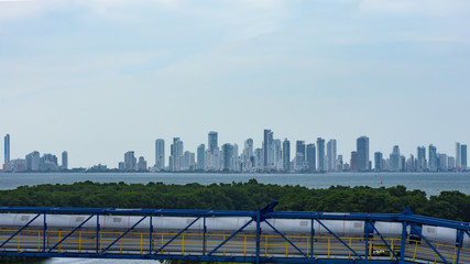Obraz premium Cartagena, Colombia - view from sea