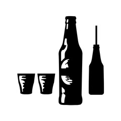 deisgn bottle black color