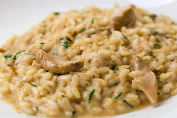 risotto with mushrooms