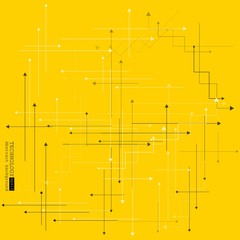 Abstract technological background with various technological elements. Structure pattern technology backdrop. Vector