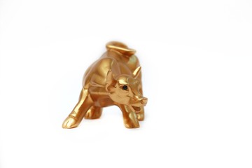 golden bull figure