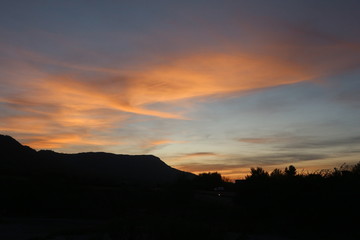atardecer
