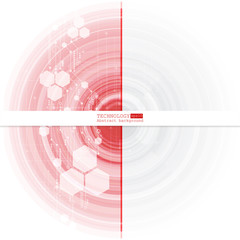 Fototapeta premium Abstract technological background with various technological elements. Structure pattern technology backdrop. Vector