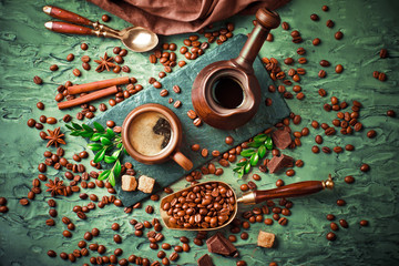 black coffee