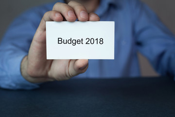 Budget for 2018