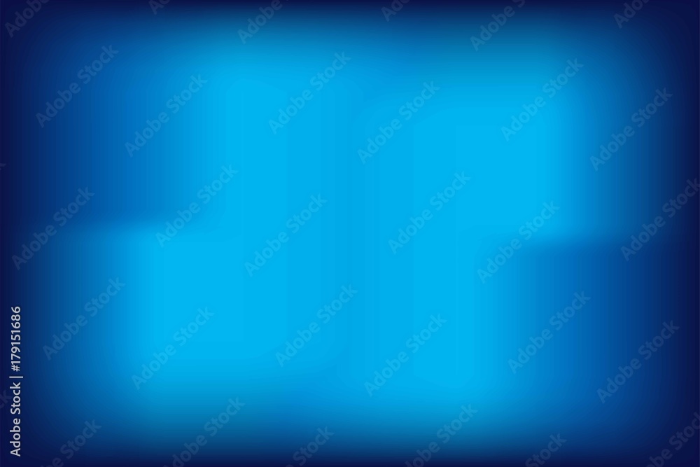 Aufkleber abstract blue blur color gradient background for graphic design. vector illustration.