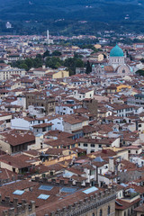 Fototapeta na wymiar A top view to the historical city, Firenze, Florence, Tuscany, Italy