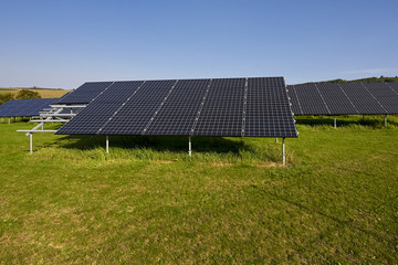 Close up of Solar panel, Moravia, Czech Republic, around the village Kyjov 