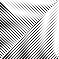 Abstract halftone creative geometric vector background. Black and white diagonal stripes pattern.