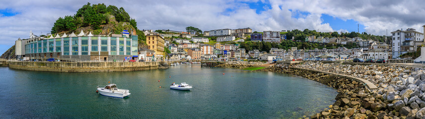 Fototapeta na wymiar The Fishery Harbour, Luarca, Asturias 