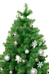 Christmas Tree isolated on white background