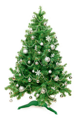 Christmas Tree isolated on white background