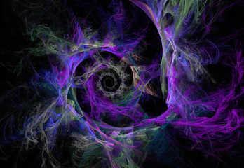 abstract multicolored fractal pattern