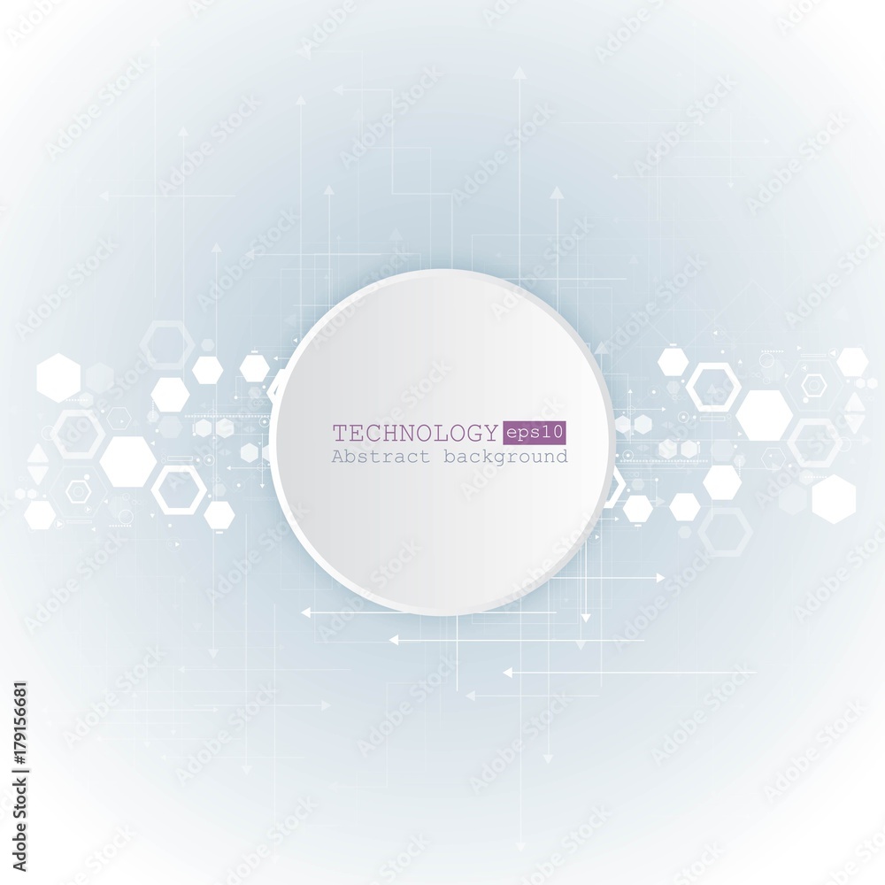 Aufkleber abstract technological background with various technological elements. structure pattern technology 